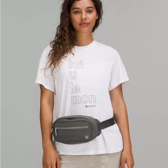 lululemon athletica Handbags - Lululemon Wunderlust Belt Bag grey sage NEW W/ Tags